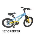 18" Bicycle for kids, Sky Blue and Yellow.